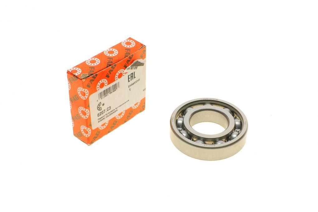 Підшипник підвісний півосі MB Vito (W638) 96-03 (35x72x17) FAG 6207.C3 UA61, фото 1
