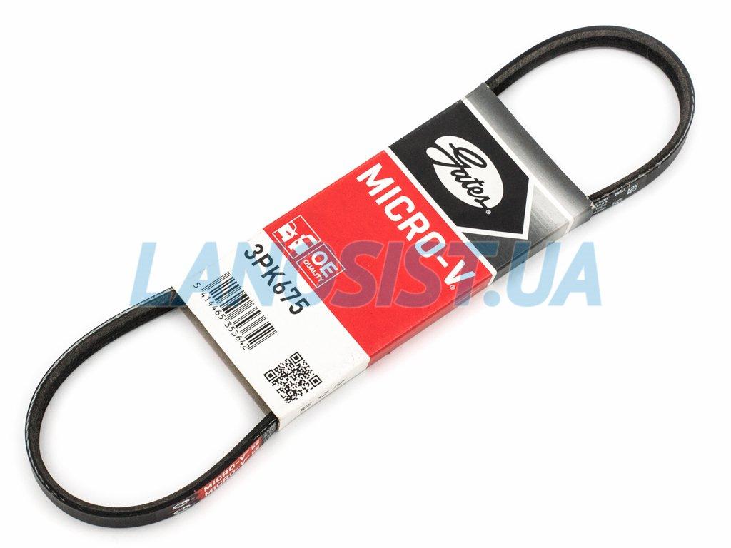 Ремінь гідропідсилювача Carens Cerato Sportage Elantra Tucson GATES GT3PK675