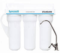 Ecosoft Фильтр Standard, тройной, полипропилен + 2 угольных картриджа Baumar - То Что Нужно