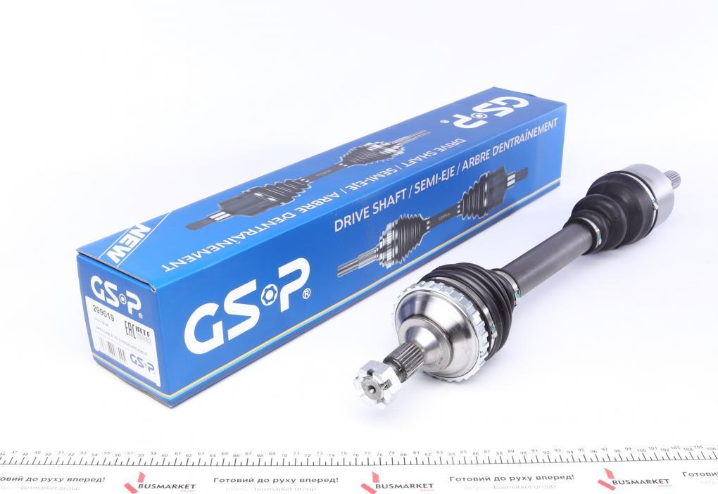 Піввісь Citroen Berlingo/Peugeot Partner 1.6 HDi 08- (L) (25x24x620x29T) (+ABS) GSP 299019 UA61, фото 1