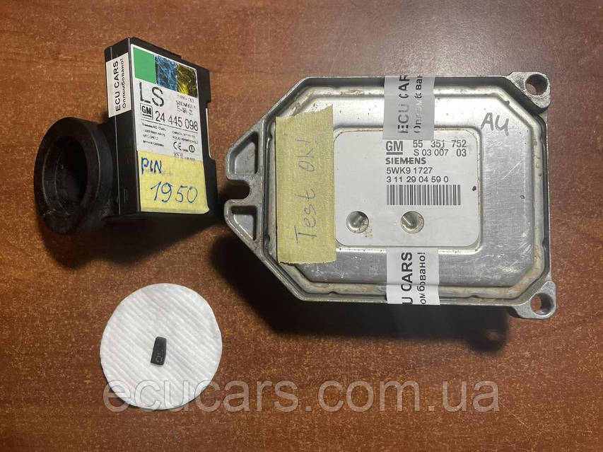 55351752 5WK91727 Блок управления двигателя Opel Astra Zafira 1,8 Z18XE (комплект) Б/У (ID#2050052533), цена: 13050 ₴, купить на Prom.ua 55351752 5WK91727 Блок управления двигателя Opel Astra Zafira 1,8 Z18XE (комплект) Б/У (ID#2050052533), цена: 13050 ₴, купить на Prom.ua