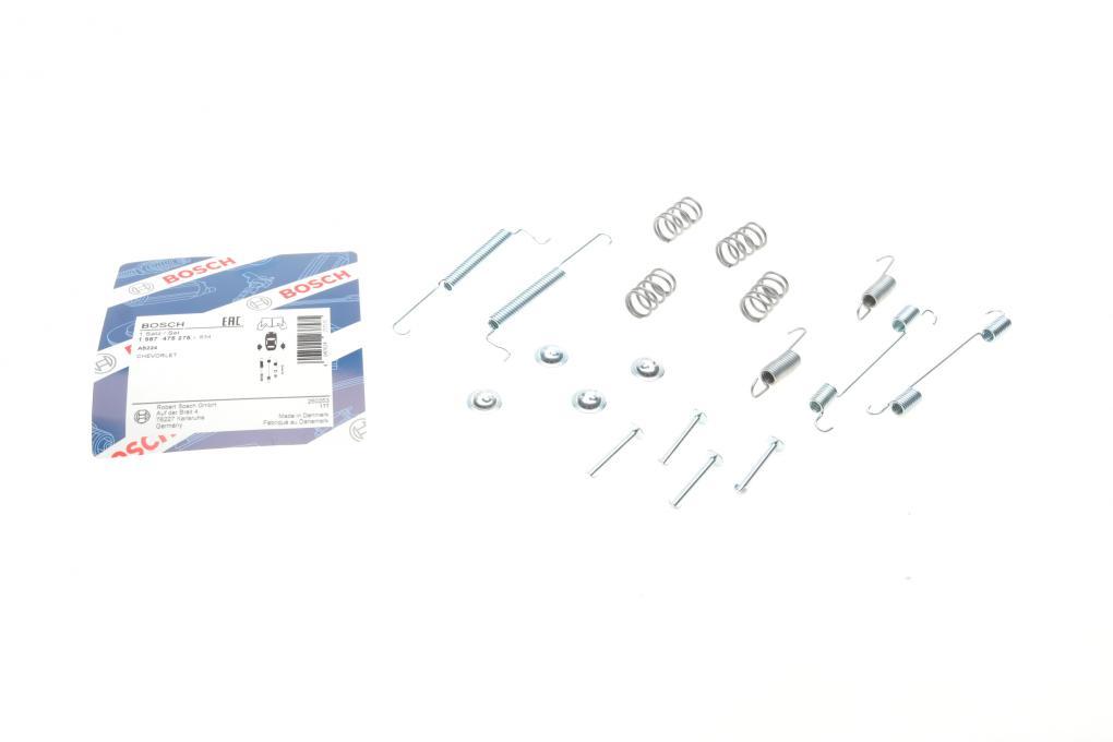 Комплект пружинок колодок ручника Daewoo Matiz/Chevrolet Matiz 0.8/1.0 98- BOSCH 1 987 475 275 UA61, фото 1