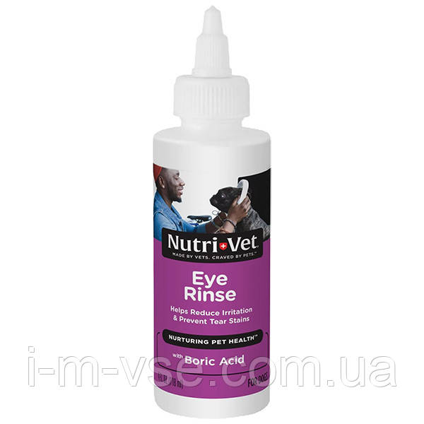 Nutri-Vet Eye Rinse НУТРІ-ВЕТ ЧИСТІ ОЧІ очні краплі для собак