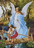 ЗПO-013 Ангел и дети, набор для вышивки бисером иконы