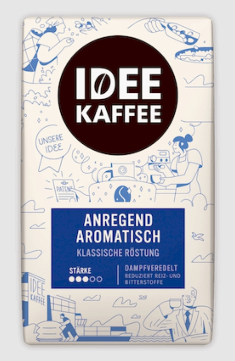 ОРИГІНАЛ! Кава мелена Idee Kaffe 500г J. J. Darboven