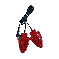 Сушилка для обуви электрическая Monocrystal 7 W универсальная Красная