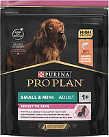 Сухой корм Purina Pro Plan Small & Mini Adult Sensitive Skin с лососем для собак мелких пород 700 г