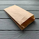 Пакет саше коричневий 230х110х40 мм 50гр/м2 (максимальна жиростійкість) 227Ф, фото 2