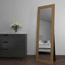 Дзеркало універсальне для підлоги 176х56 в широкій рамі , дзеркало в золотій оправі велике на повний зріст