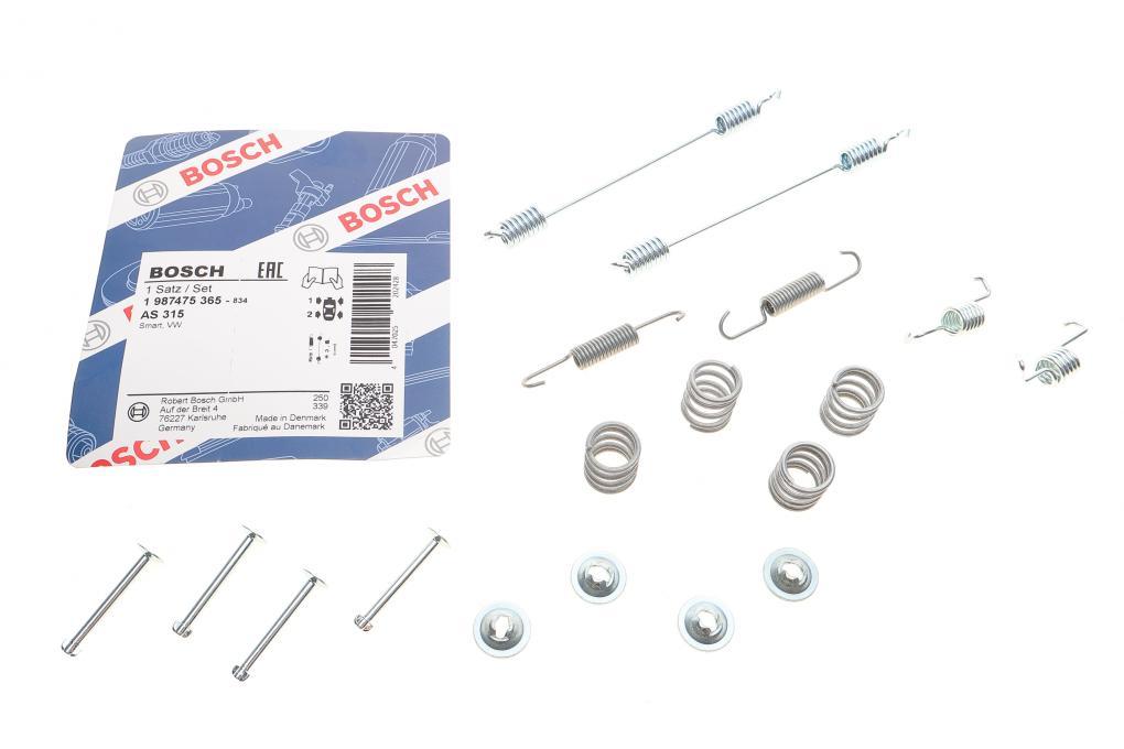 Комплект пружинок колодок ручника Smart Fortwo/Roadster 98- BOSCH 1 987 475 365 UA61, фото 1