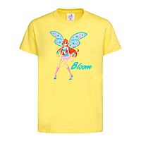 Желтая детская футболка Для ребенка клуб винкс (11-3-4-жовтий)