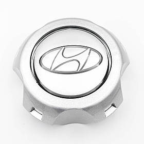 Ковпачки (заглушки) на литі диски HYUNDAI (Хундай) 94 мм для Tucson 2004-2006 Сріблясті (U03604-3800)