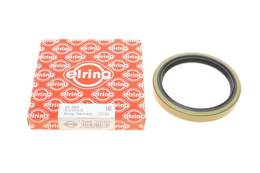 Сальник півосі (задньої) MB 609D (80x100x12) ELRING 008.354 UA61, фото 1
