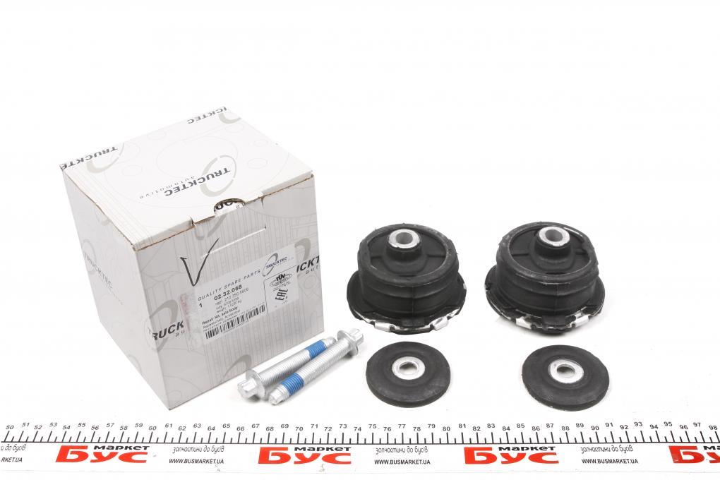 Сайлентблок балки (задньої/спереду) MB (W210/S210) 95-03 (к-кт 2 шт) TRUCKTEC AUTOMOTIVE 02.32.058 UA61