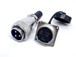 Роз'єм WEIPU WS28-3P 3 контакти пари