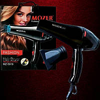 Профессиональный мощный фен для сушки укладки волос Mozer MZ 5919 4000 W электрофен с концентратором.