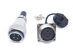 Роз'єм WEIPU WS28-4P 4 контакти пари