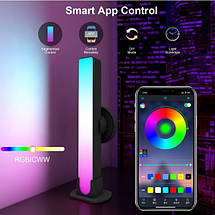 Подвійна панель RGB, фонове освітлення 70LED 10ВТ із пультом Wi-Fi Puluz, фото 5