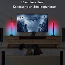 Подвійна панель RGB, фонове освітлення 70LED 10ВТ із пультом Wi-Fi Puluz, фото 6