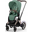 Коляска Cybex e-Priam 2 в 1 Leaf Green шасі Rosegold, фото 6