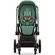 Коляска Cybex e-Priam 2 в 1 Leaf Green шасі Rosegold, фото 7