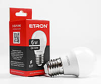 Светодиодная LED лампа ETRON 6W G45 4200K 220V E27 дневной свет