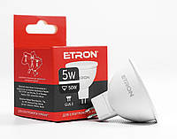 Світлодіодна LED лампа ETRON 5W MR16 4200K 220V GU5.3 денне світло