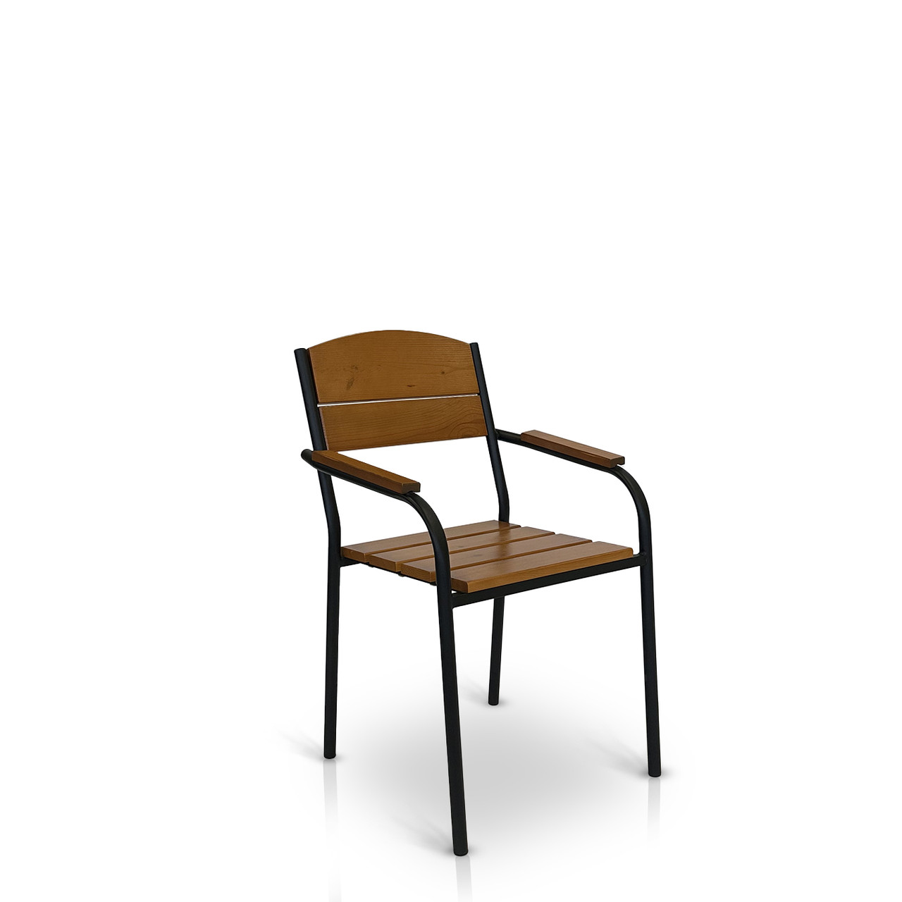 Садовий стілець "Феліція" Тік. Основа метал з деревом  - від Mix-Line