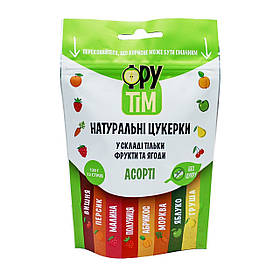 Цукерки пастила Фрутім натуральні без цукру асорті 12шт 120г