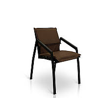 Садовый стул "Парма" Венге. Основа металл с деревом - от Mix-Line