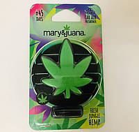 Ароматизатор пластик Mary&Juana Fresh Jungle Hemp Green