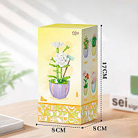 3D конструктор-набір будівельних блоків YZ 2088 квітковий конструктор Жасмин 305 деталей, фото 6