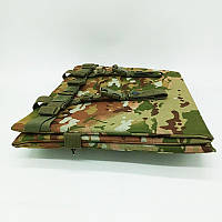 Каримат килимок-сидіння 38x30x1,1 cm., складаний (3 секції, довжина 92 см) multicam комбінований UA