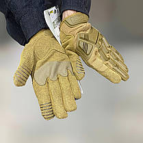 Рукавички тактичні Mechanix M-Pact, Койот, розмір L, стандарт EN 1359, сенсорні, посилені (MPT-72-010), фото 5