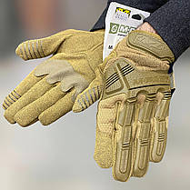 Рукавички тактичні Mechanix M-Pact, Койот, розмір L, стандарт EN 1359, сенсорні, посилені (MPT-72-010), фото 4