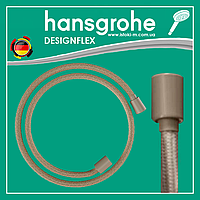 Душевой шланг 125 см бежевый hansgrohe Designflex Planet Edition Sand 28221210