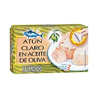 Тунець в оливковій олії Hacendado Atön claro en aceite de oliva 111g (Іспанія)