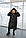 Пальто жіноче кашемір розмір: 48-62(4кв)"SOROKKA" недорого від прямого постачальника, фото 7