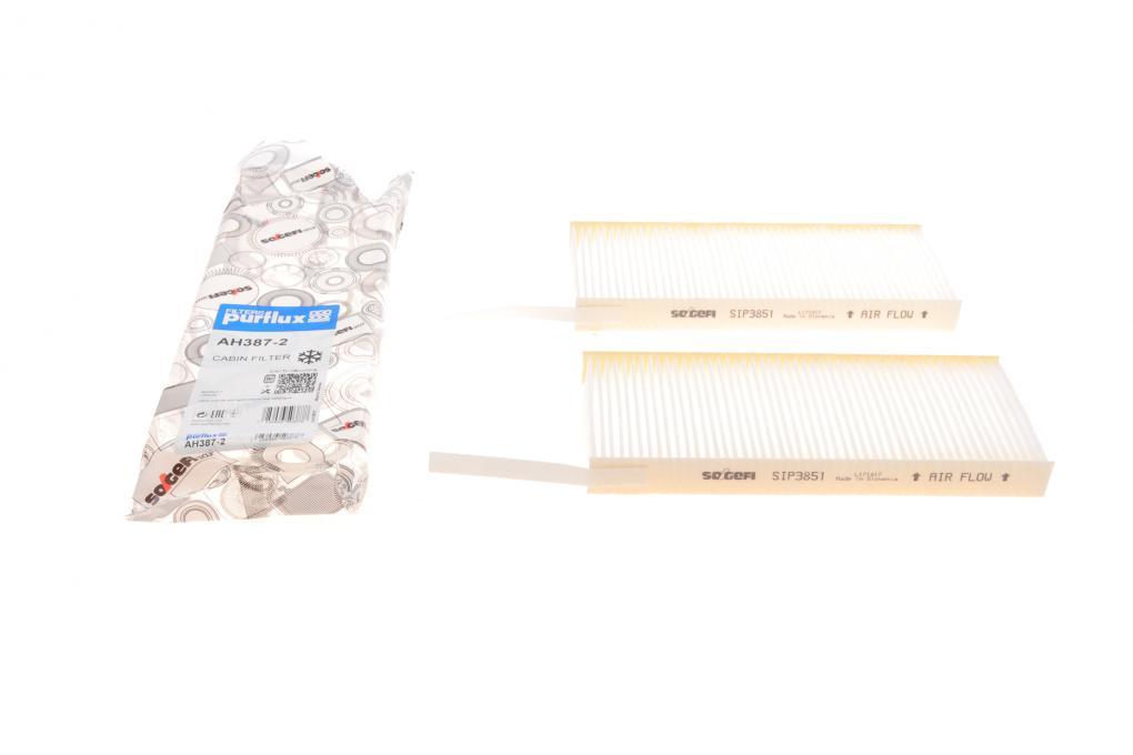 Фільтр салону Renault Latitude 2.0/3.0dCi 10- PURFLUX AH387-2 UA62, фото 1