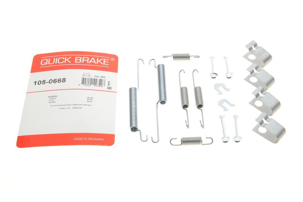 Комплект пружинок колодок ручника Honda Accord III/Civic I-II 83-95 QUICK BRAKE 105-0668 UA61, фото 1