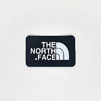 Нашивка The North Face 40х25 мм (черная/белая)