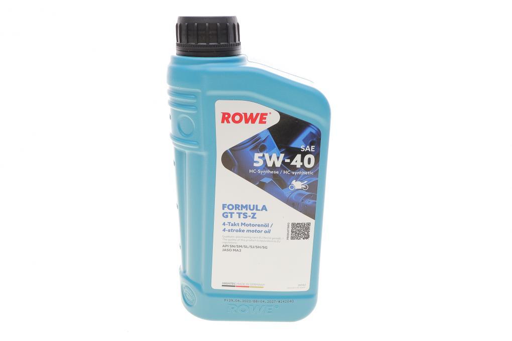 Олива 5W40 HIGHTEC FORMULA GT TS-Z (1L) (JASO MA2) (API SN/SM/SL/SJ/SH/SG) ROWE 20143-0010-99 UA61, фото 1