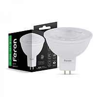 Светодиодная лампа Feron LB-194 6W G5.3 4000K 500Lm 50х58 мм decor