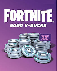 Ігрова валюта Fortnite 5000 V-Bucks В-бакси/Вабакси