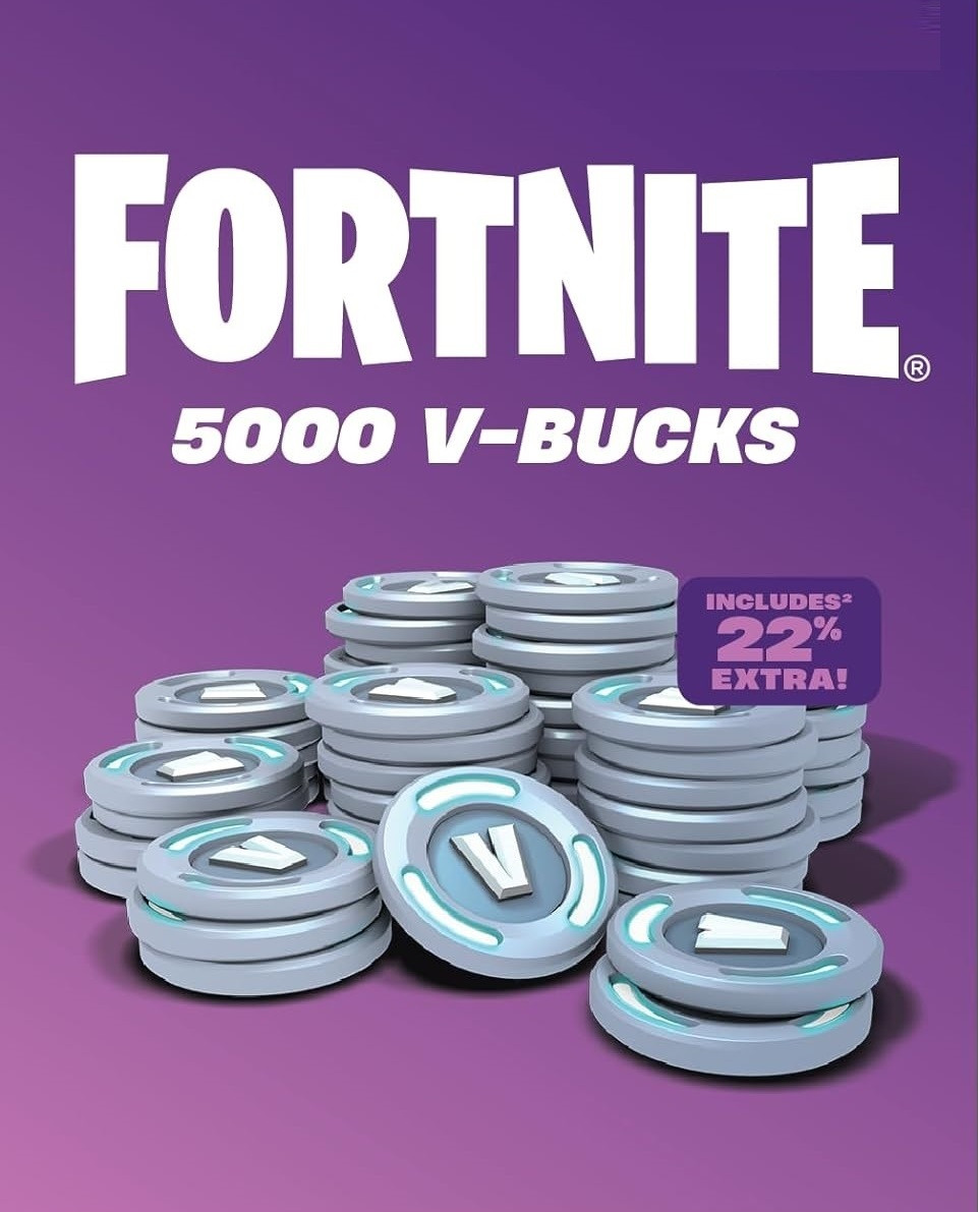 Ігрова валюта Fortnite 5000 V-Bucks В-бакси/Вабакси PlayStation PS5 PS4 ПС5 ПС4