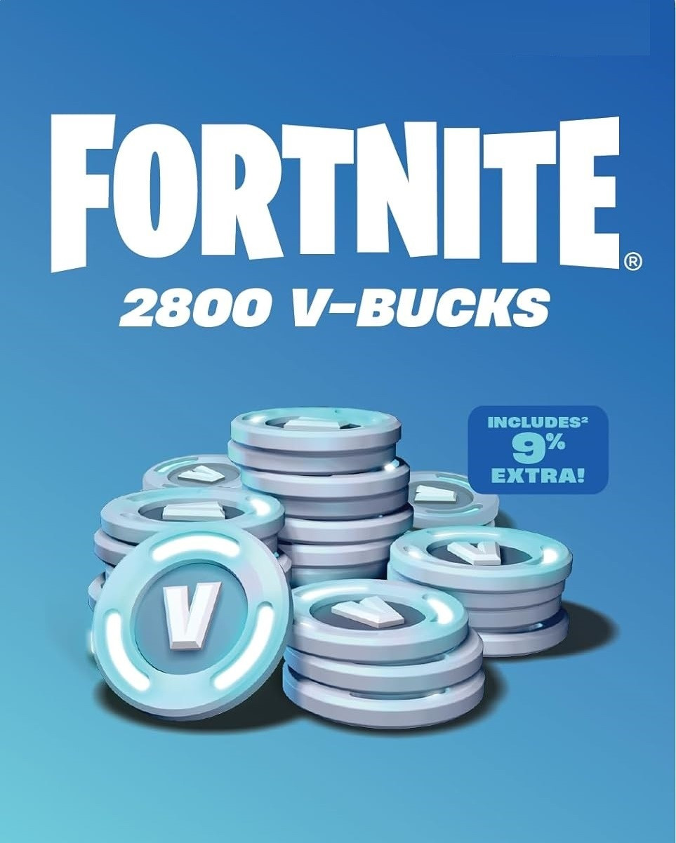 Ігрова валюта Fortnite 2800 V-Bucks В-бакси/Вабакси PC ПК