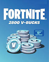 Игровая валюта Fortnite 2800 V-Bucks В-баксы/Вабаксы PlayStation PS5 PS4 ПС5 ПС4