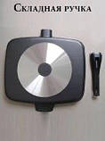 Сковорода-гриль з антипригарним покриттям Magic Pan пристосування та посуд для кухні, фото 3