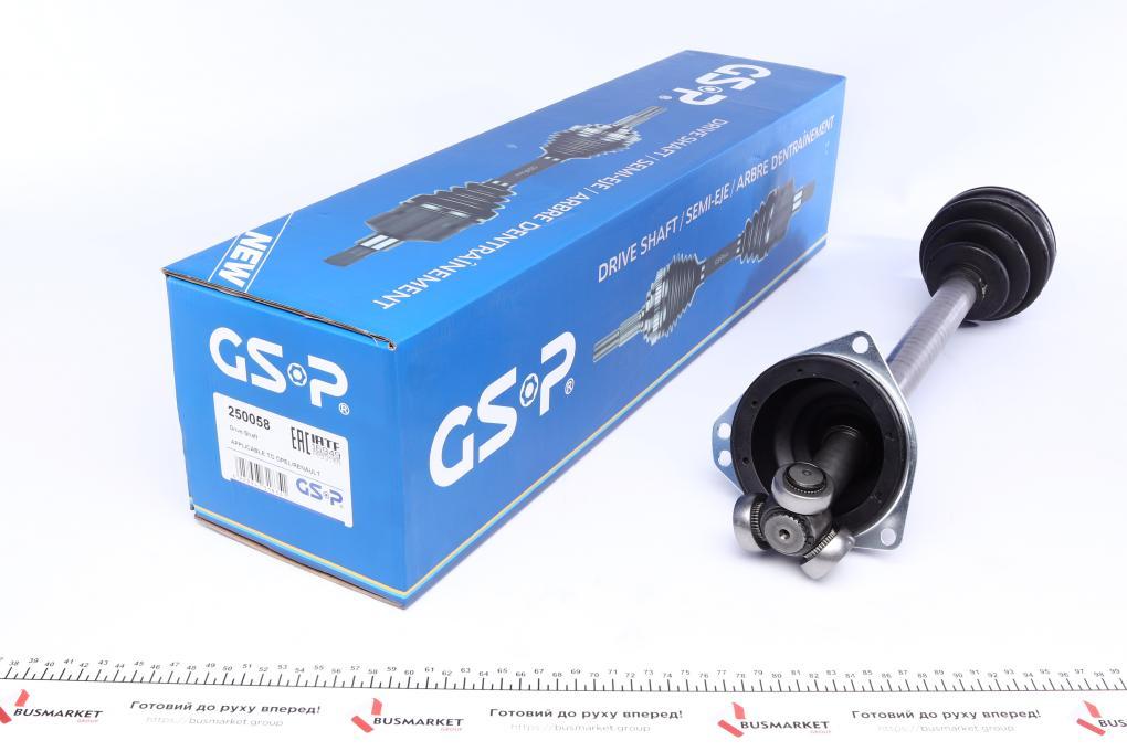 Піввісь Renault Master II/ Opel Movano 1.9 dTI 00- (L) (+ABS) GSP 250058 UA61, фото 1