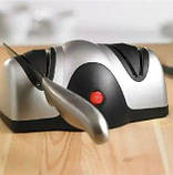 Електроточила велика для ножів KNIFE SHARPENER подвійна електроточила для кухонних ножів, фото 4